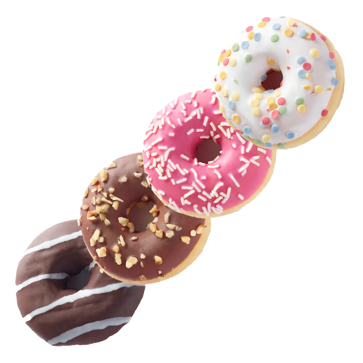 [22214141] MINI Mix medi donuts 4 smaken (28g x 3) x 12