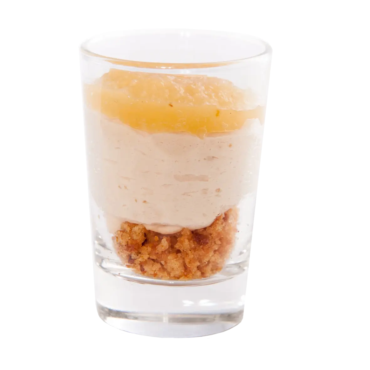 [2440105] VERRINE Foie gras pomme pain d'épices verre 66ml x 48