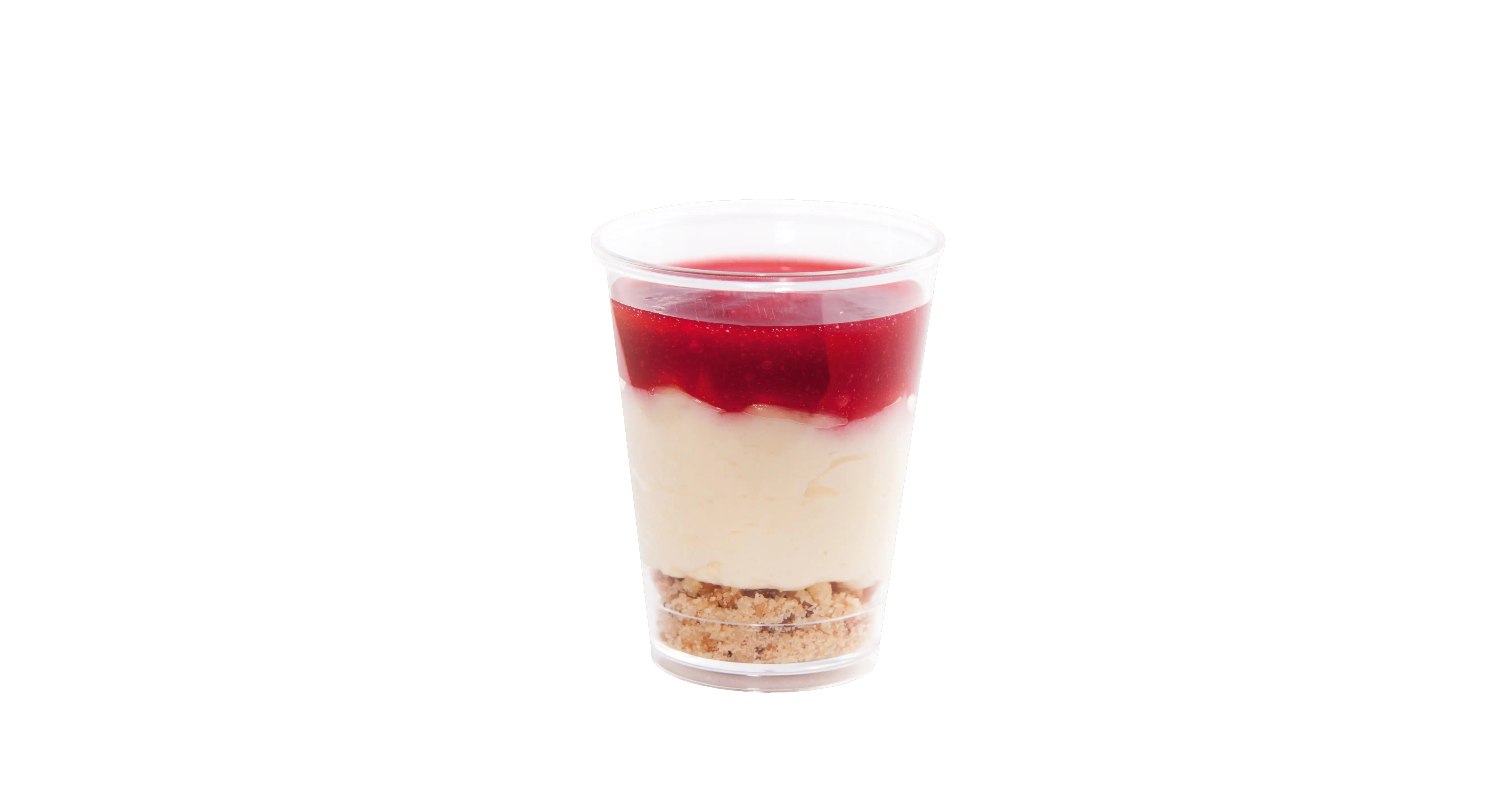 [2440201] VERRINE Witte chocolade framboos kunststof 66ml x 40