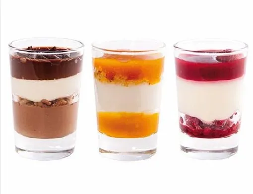 VERRINE Zoete mix 3 smaken glas 66ml x 48