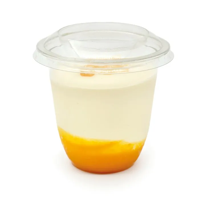 [2440512] VERRINE Mango passievruchten kunststof met deksel 160ml x 30