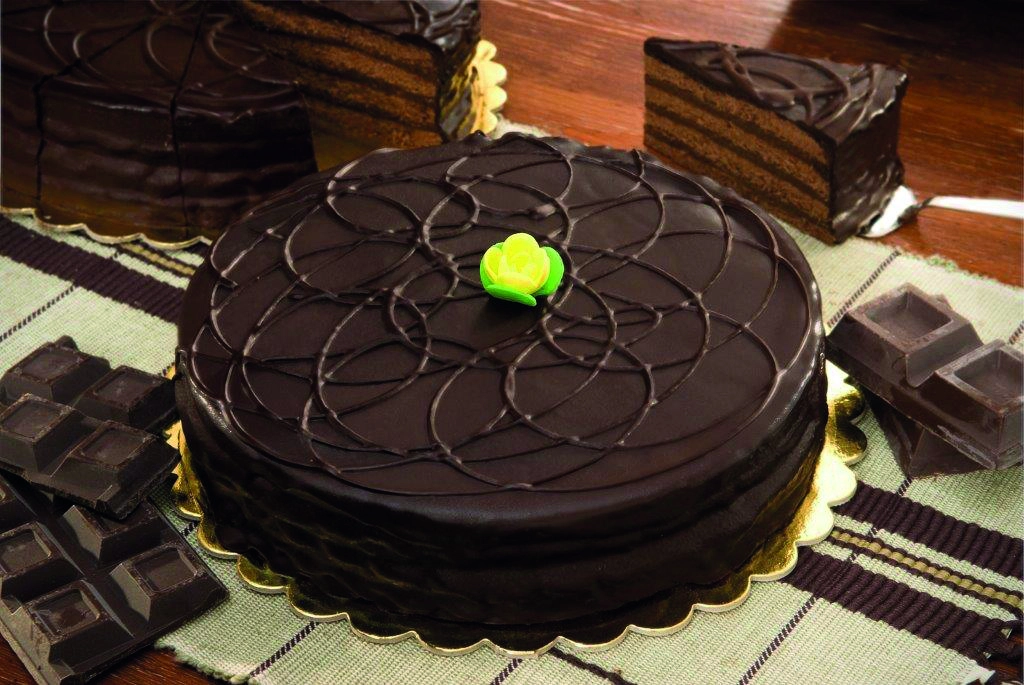 Sacher voorgesneden (24cm - 12 porties) 1200g