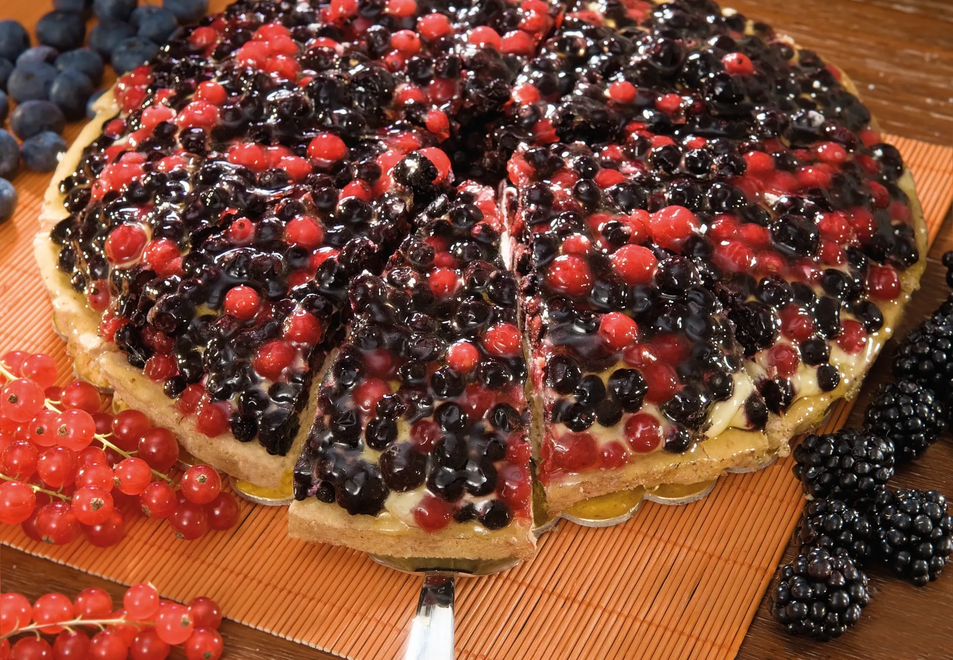 Crostata di frutti di bosco bessentaart (28cm - 12 porties) 1500g