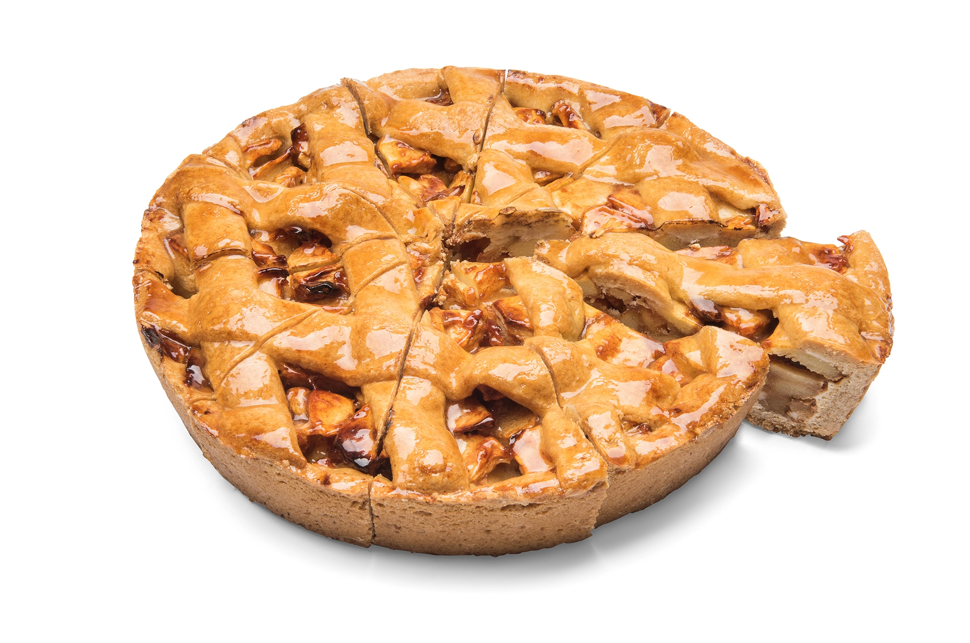 [512002] Wener appeltaart (horeca) gesneden (26cm - 12 porties) 1800g