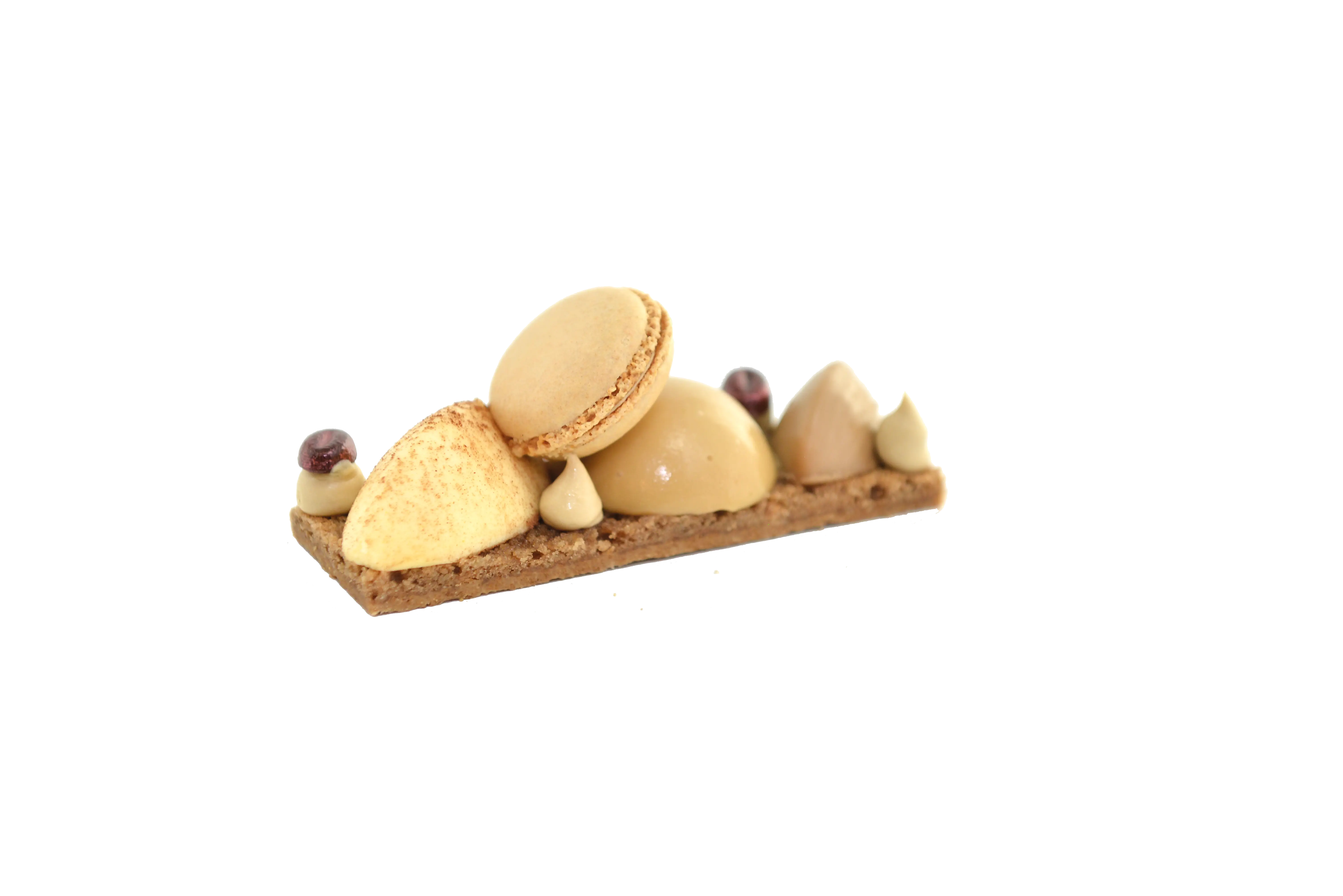 Tiramisu fine dessert plateau rectangulaire 90g x 7