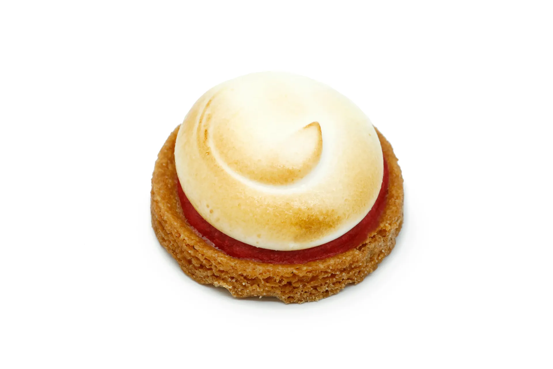 [230033] Croûte framboise meringue ronde 95g x 8
